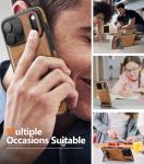 WTCASE Magnetic for iPhone 17 Pro Max Leather Case,Built-in Invisible Stand [Compatible with Magsafe] Protective Slim Kickstand Phone Cover for iPhone 17 Pro Max,Brown