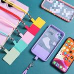 Universal Adjustable Phone Lanyard Anti-lost Lanyard Strap Detachable Colorful Neck Cord Phone Safety Tether Keychain Chain Rope