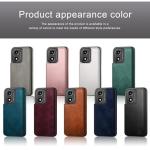 DJDUCK Designed for Moto G Play 2024 Case Wallet with Card Holder, [RFID Blocking Leather Protection] [Magnetic Clasp Cover] Shockproof Men Women Cases for Moto G Play 2024 Light Brown