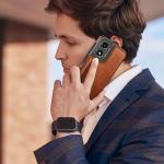 DJDUCK Designed for Moto G Play 2024 Case Wallet with Card Holder, [RFID Blocking Leather Protection] [Magnetic Clasp Cover] Shockproof Men Women Cases for Moto G Play 2024 Light Brown