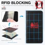 TUCCH Case Wallet for iPhone 14 6.1", [3 Card Holder] Slots [RFID Blocking] Stand Flip Folio PU Leather Cover, with [TPU Shockproof Interior Case] Compatible with iPhone 14 2022, Classic Black