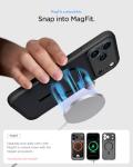 Spigen for iPhone 17 Pro Case, Ultra Hybrid MagFit [TPU Covered Camera Control] [Anti-Yellowing] [Compatible with Magsafe] - Frost Black