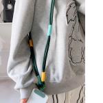 Hand Woven Dopamine Phone Case Chain Fixing Clip To Prevent Loss Men's And Women's Phone Hanging Rope Diagonal Cross Strap