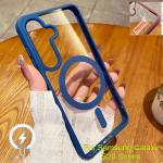 HD Clear for Magsafe Magnetic Case for Samsung Galaxy S26 Pro S25 Edge S24 S23 S22 Plus Ultra Wireless Charging Shockproof Cover
