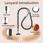 Crossbody Phone Lanyards Anti-Drop 360° Rotation Adjustable Mobile Phone Strap Neck/Crossbody Strap for iPhone 17 Xiaomi