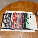 HD Clear for Magsafe Magnetic Case for Samsung Galaxy S26 Pro S25 Edge S24 S23 S22 Plus Ultra Wireless Charging Shockproof Cover