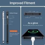 TORRAS Slim Fit for iPhone 12 Pro Max Case Ultra-Thin Cover with Non-Slip Grip & No Fingerprint Hard Plastic Super Slim Phone Case for iPhone 12 Pro Max Phone Case 6.7 inch, Space Black