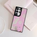 Beautiful Elegant Colorful Flowers Series Mirror Film Shock Proof Phone Cover Case for Samsung Galaxy S23 S24 S25 Plus Ultra