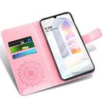 Phone Case for LG Velvet 5G/LGVelvet Verizon G5 UW T-mobile 2020 Wallet Cases with Tempered Glass Screen Protector Leather Slim Flip Cover Card Holder Stand Cell LM G900UM 4G Tmobile Women Rose Gold
