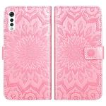 Phone Case for LG Velvet 5G/LGVelvet Verizon G5 UW T-mobile 2020 Wallet Cases with Tempered Glass Screen Protector Leather Slim Flip Cover Card Holder Stand Cell LM G900UM 4G Tmobile Women Rose Gold