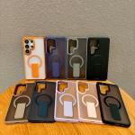 Bracket Stand Holder For Magsafe Phone Case For Samsung S26 S25 S24 FE S23 Ultra Plus Magnetic Wireless Charge Kickstand Cover