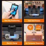 TBK V2 Back Cover Glass Separating Machine For IPhone 16 15 14 Pro Max Rear Housing Case Removal Repair Laser Engraving Tools