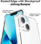 Shockproof Clear Silicone Case For iPhone 16 15 14 13 12 11 Pro Xs Max Mini XR X 7 8 6s Plus 6 SE 2020 2022 2016 5 5S Back Cover