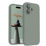 FireNova Magnetic for iPhone 17 Case, Compatible with MagSafe, [Integrated Silicone Camera Control Button] [Camera Protection] Anti-Scratch Microfiber Lining Phone Case, 6.3", Calke Green