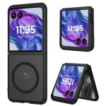 DUEDUE for Motorola Razr Plus 2025/2024 Case, Moto Razr 50 Ultra 5G Case Magnetic, Protective Cover Shockproof Phone Case for Motorola Razr+ Plus 2025/2024/Moto Razr 50 Ultra 5G 6.9", Black