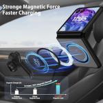 DUEDUE for Motorola Razr Plus 2025/2024 Case, Moto Razr 50 Ultra 5G Case Magnetic, Protective Cover Shockproof Phone Case for Motorola Razr+ Plus 2025/2024/Moto Razr 50 Ultra 5G 6.9", Black