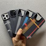 Color Collision MagSafe Hard Cover Case for iPhone 16 15 Pro Max Plastic PC Carbon Relief Shell Camera Lens Alloy Armor Fundas