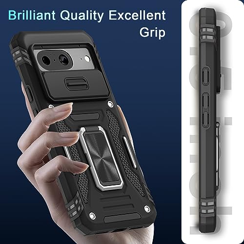 DEERLAMN Google Pixel 8a Case with Camera Cover
