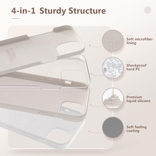 iPhone 14 Silicone Case + 2X Screen & Camera Protector