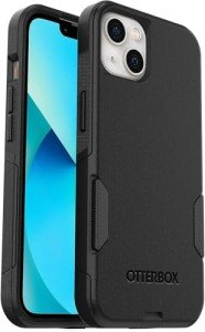 OtterBox iPhone 13 (ONLY) Commuter Series Case - Black, Slim & Tough, Pocket-Friendly, with Port Protection