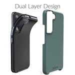 Crave Dual Guard for Samsung Galaxy S22 Case, Shockproof Protection Dual Layer Case for Samsung Galaxy S22 5G - Forest Green