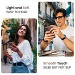 FireNova Designed for iPhone 14 Pro Case, Silicone Upgraded [Camera Protection] Phone Case with [2 Screen Protectors], Soft Anti-Scratch Microfiber Lining Inside, 6.1 inch, Light Brown