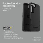 OtterBox Galaxy S22 Commuter Series Case - Black, Slim & Tough, Pocket-Friendly, with Port Protection