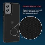 Motorola Moto G Power 5G (2024) Textured Protective Case- Black - Precision fit Shock Absorbing Cover for Enhanced Phone Grip, Style, & Drop Protection- NOT for Moto G 5G 2024 Version