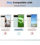 Guarishel Crystal Clear Case for Google Pixel 6 Case, [Military Grade Drop Tested] Non-Yellowing Shockproof Protective Phone Cover for Google Pixel 6 6.4 inch, (Crystal Clear)