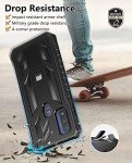 for Motorola Moto-G Pure Phone Case: Moto G-Power 2022 Case Heavy Duty Military Grade Hard Protection Shock Proof Grip | Durable Dual-Layer Armor Design Protective Case Moto G Play 2023 (Black)