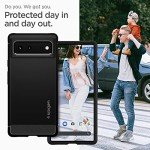 Spigen Rugged Armor Designed for Google Pixel 6 Case (2021) - Matte Black