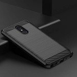 Asuwish Phone Case for LG Stylo 4 with Tempered Glass Screen Protector Cover and Cell Accessories Slim Soft Silicone Rubber Stylo4 Plus LGstylo4 Sylo4 Style 04 4+ Q Stylus Alpha Stlo4 Women Men Black