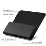 CoverON Holster for Motorola Moto G Power/G Play/Moto G 5G/ G Pure/Moto One 5G Plus/ G05 G15 E15 G100 Cell Phone Case Belt Clip Magnetic Close Carrying Leather Pouch (Fits with Otterbox or Case on)