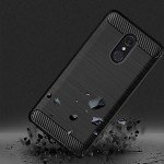 Asuwish Phone Case for LG Stylo 4 with Tempered Glass Screen Protector Cover and Cell Accessories Slim Soft Silicone Rubber Stylo4 Plus LGstylo4 Sylo4 Style 04 4+ Q Stylus Alpha Stlo4 Women Men Black