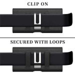 CoverON Holster for Motorola Moto G Power/G Play/Moto G 5G/ G Pure/Moto One 5G Plus/ G05 G15 E15 G100 Cell Phone Case Belt Clip Magnetic Close Carrying Leather Pouch (Fits with Otterbox or Case on)