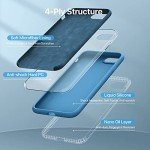 Miracase Ultra Slim Designed for iPhone SE Case 2022(3rd Gen)/iPhone SE 2020 Case(2nd Gen)/iPhone 7 Case/iPhone 8 Case with Screen Protector, Multi-Color Silicone Shockproof Phone Case(Capri Blue)