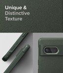 Ringke Onyx [Anti-Fingerprint Technology] Compatible with Google Pixel 7 Case 5G, Shockproof Rugged Heavy Duty Non-Slip Flexible Smudge Proof Cover - Dark Green