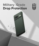 Ringke Onyx [Anti-Fingerprint Technology] Compatible with Google Pixel 7 Case 5G, Shockproof Rugged Heavy Duty Non-Slip Flexible Smudge Proof Cover - Dark Green