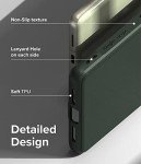 Ringke Onyx [Anti-Fingerprint Technology] Compatible with Google Pixel 7 Case 5G, Shockproof Rugged Heavy Duty Non-Slip Flexible Smudge Proof Cover - Dark Green