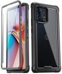 Poetic Guardian Case for Motorola Moto Edge Plus 5G 2023 [Not for 2022 Version], [20FT Mil-Grade Drop Tested], Full Body Hybrid Shockproof Bumper Cover with Built-in Screen Protector, Black