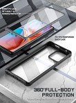Poetic Guardian Case for Motorola Moto Edge Plus 5G 2023 [Not for 2022 Version], [20FT Mil-Grade Drop Tested], Full Body Hybrid Shockproof Bumper Cover with Built-in Screen Protector, Black