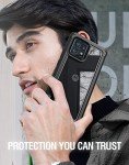Poetic Guardian Case for Motorola Moto Edge Plus 5G 2023 [Not for 2022 Version], [20FT Mil-Grade Drop Tested], Full Body Hybrid Shockproof Bumper Cover with Built-in Screen Protector, Black