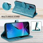 Case for Motorola Moto G Play 2023/Moto G Power 2022/Moto G Play Gen2 Protective Flip Wallet Case Folio Book PU Leather Phone Case with Card Holder Lanyard Magnetic Closure for Moto G Play 2023 6.5''