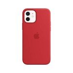 Apple iPhone 12 and iPhone 12 Pro Silicone Case with Magsafe - (Product) RED
