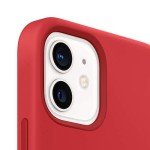 Apple iPhone 12 and iPhone 12 Pro Silicone Case with Magsafe - (Product) RED