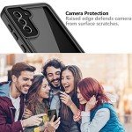 Oterkin for Samsung Galaxy S21 Waterproof Case with Built-in Screen Protector Dustproof Shockproof 360 Full Body Underwater Case for Samsung S21 5G 6.2inch (2021) Black