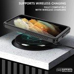 Oterkin for Samsung Galaxy S21 Waterproof Case with Built-in Screen Protector Dustproof Shockproof 360 Full Body Underwater Case for Samsung S21 5G 6.2inch (2021) Black