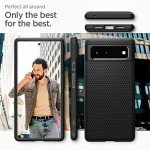 Spigen Liquid Air Designed for Google Pixel 6 Case (2021) - Matte Black