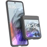 Motorola Razr 2024 Koala Grey Protective Case- Rigid, Lightweight Polycarbonate Shells Precision Fit Drop Protection and Scratch Resistant for Moto Razr 2024 (NOT for Plus)