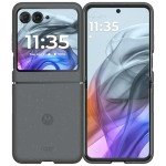 Motorola Razr 2024 Koala Grey Protective Case- Rigid, Lightweight Polycarbonate Shells Precision Fit Drop Protection and Scratch Resistant for Moto Razr 2024 (NOT for Plus)
